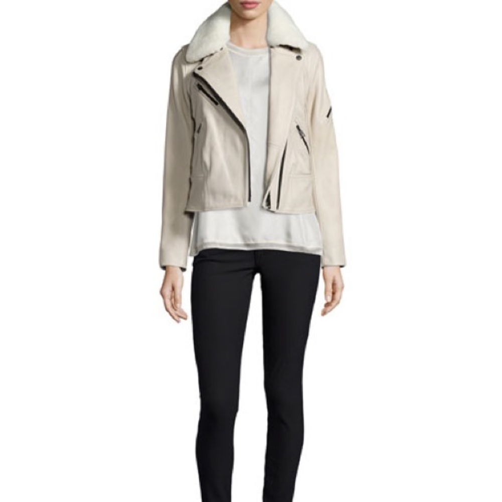 Rag and Bone Lambskin and Shearling jacket with tags.